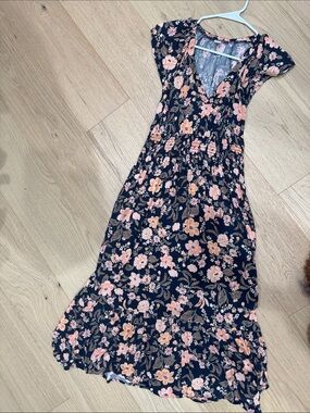 Old Navy Navy Floral Dress Size XS